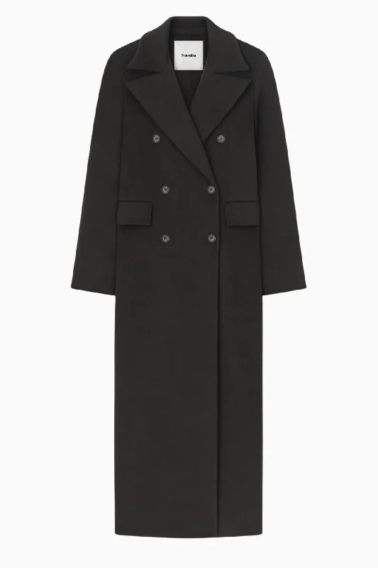 Nanushka Damira Coat - Anthracite