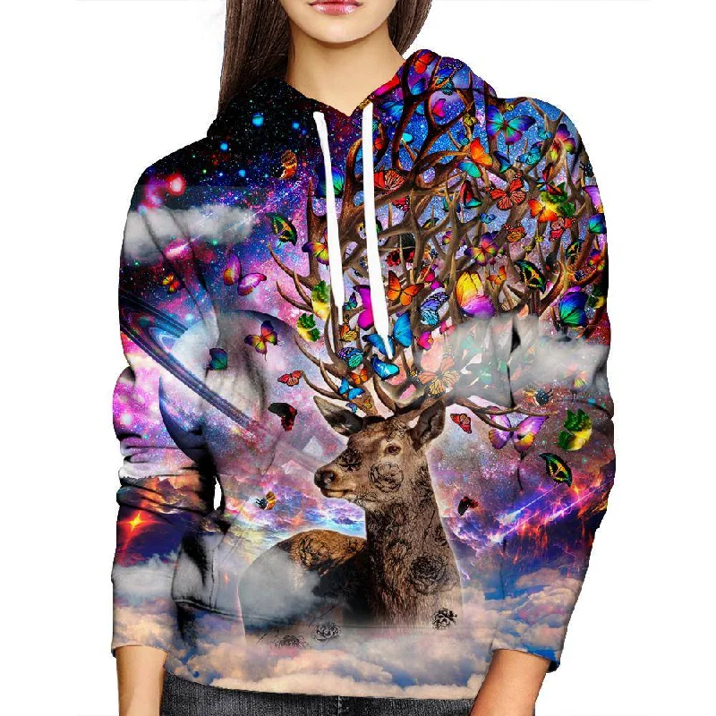 Wonderful Deer Womens Hoodie