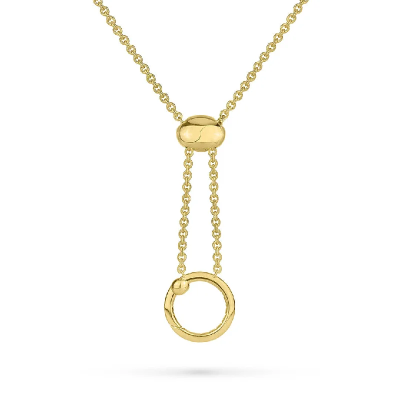 Shop Elegant Jewelry At Unbeatable Prices Paul Morelli Meditation Bell Slider Necklace