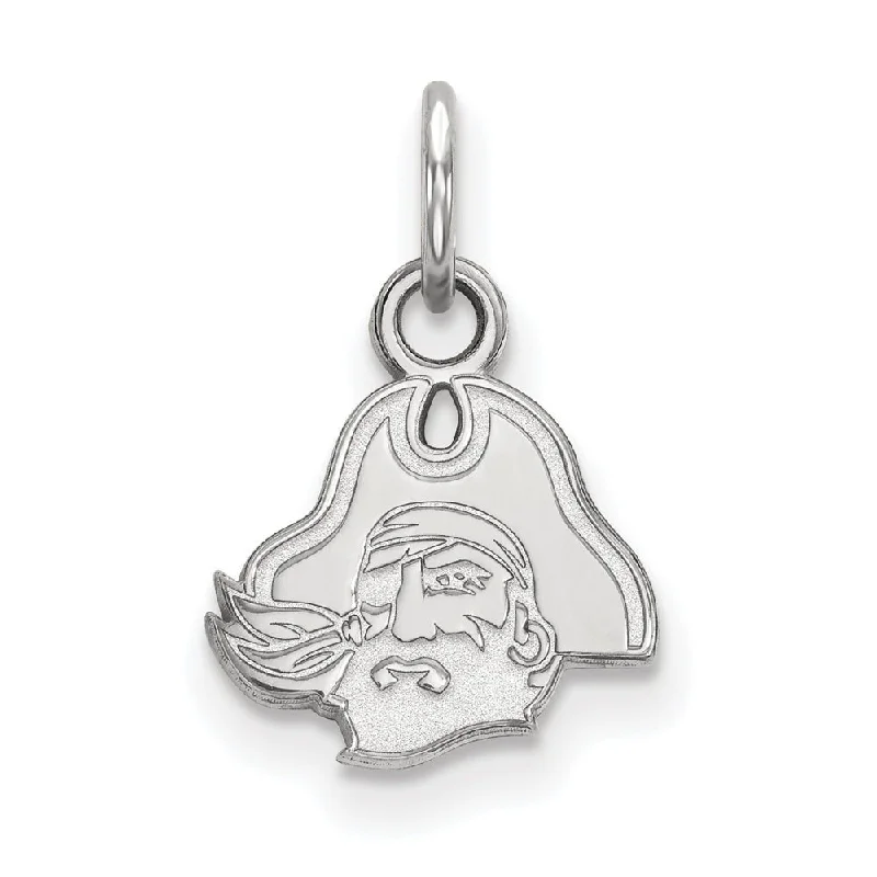 The Perfect Jewelry Piece At The Perfect Discount 10k White Gold East Carolina U Pirates XS (Tiny) Charm or Pendant