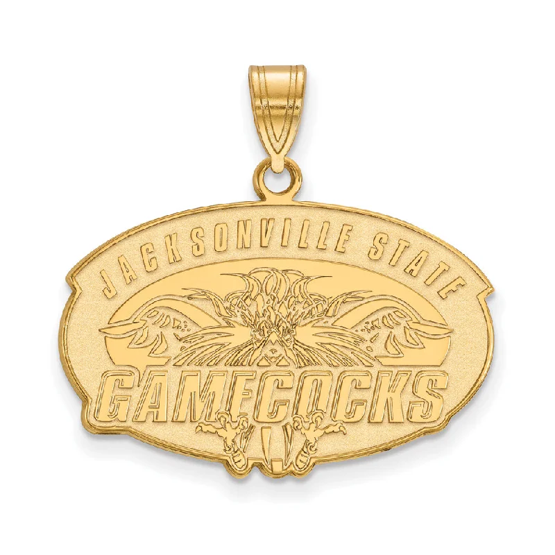Exclusive Jewelry Sale – Shine For Less 10k Yellow Gold Jacksonville State Large Pendant
