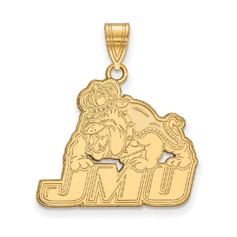 Jewelry Clearance Event – Stock Up Before It's Over 14k Gold Plated Silver James Madison U Large Pendant