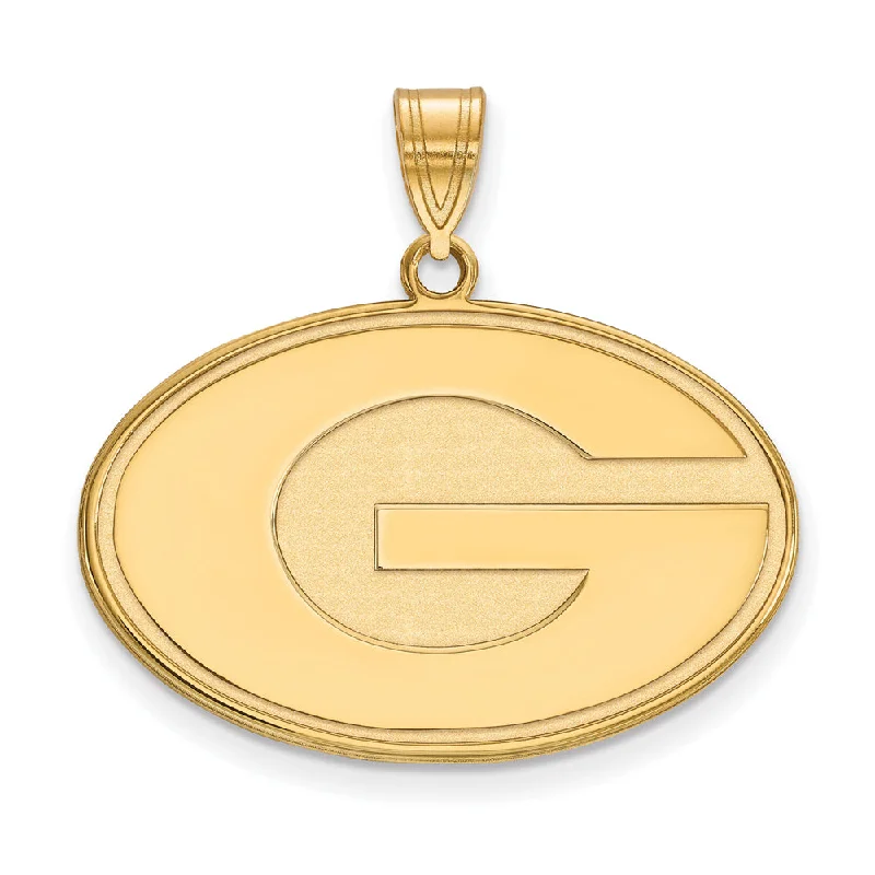 Get Your Favorite Jewelry At The Best Price 14k Gold Plated Silver Univ. of Georgia Large 'G' Pendant