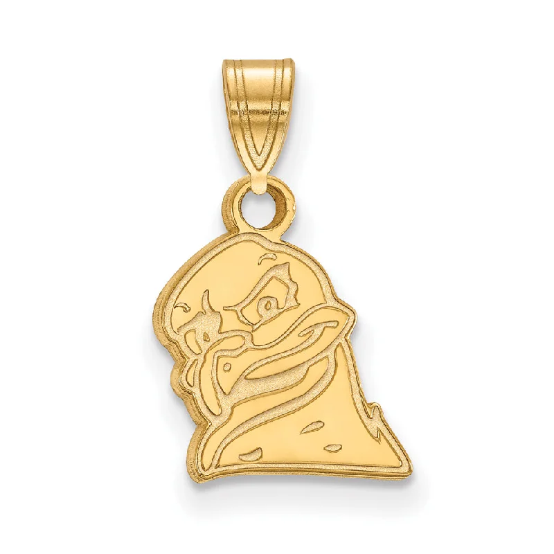 Timeless Elegance, Temporary Discounts – Act Fast 14k Gold Plated Silver Virginia Tech Small Mascot Pendant