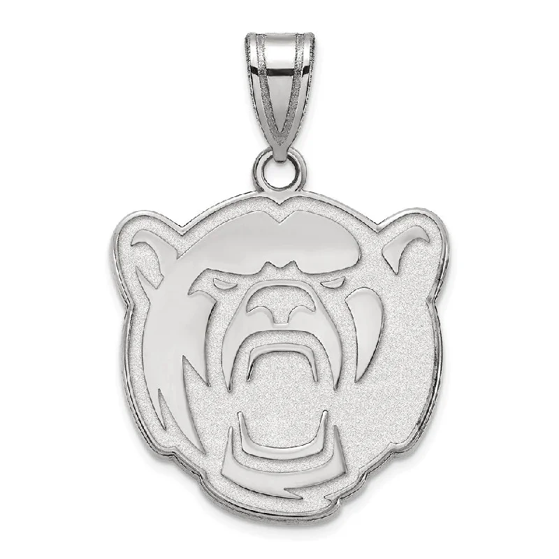 Limited-Stock Jewelry Sale – Shop Before It's Gone 14k White Gold Baylor U Large Bears Pendant