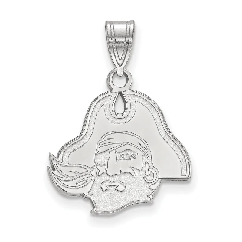 Get Your Favorite Jewelry At The Best Price 14k White Gold East Carolina U Medium Pendant