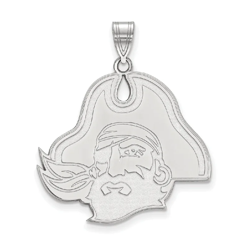 Celebrate With Sparkle – Jewelry Sale Now Live 14k White Gold East Carolina U XL Pendant