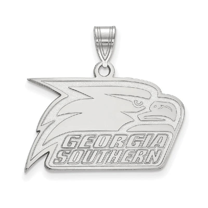 Limited-Time Jewelry Discounts – Shine Without The Splurge 14k White Gold Georgia Southern U Medium Pendant