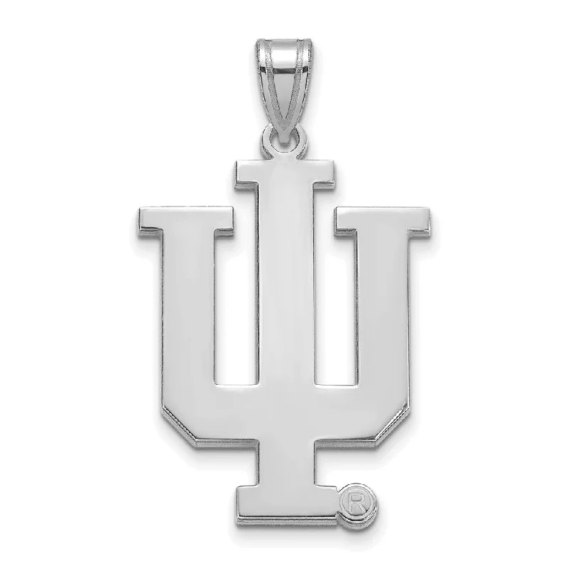 Special Sale On Handcrafted Jewelry – Shop Today 14k White Gold Indiana U XL Pendant