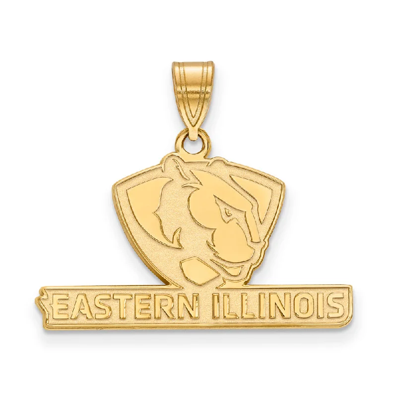 Discounted Jewelry For A Glamorous Look 14k Yellow Gold Eastern Illinois U Medium Pendant