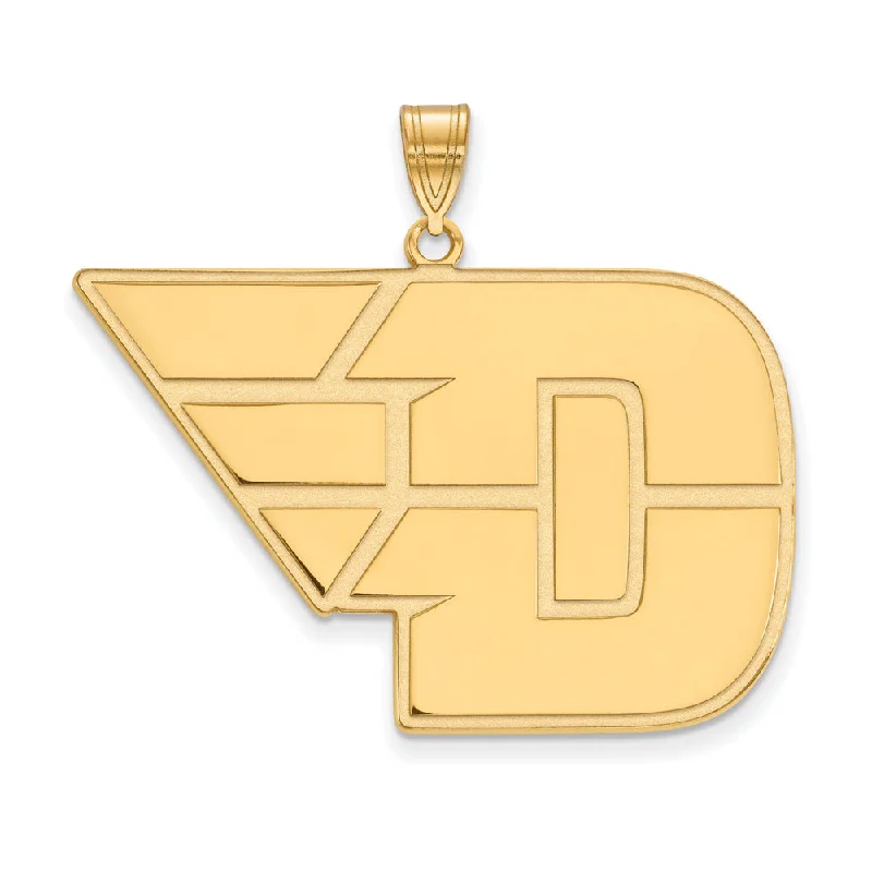Bold And Beautiful Jewelry Now At Irresistible Prices 14k Yellow Gold U of Dayton XL Pendant