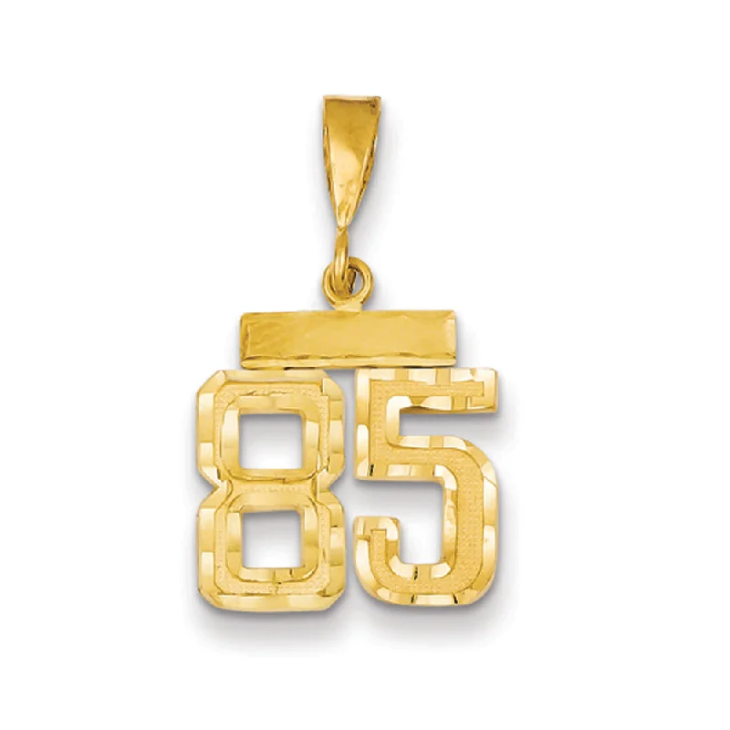 Jewelry Deals That Sparkle – Shop Today 14k Yellow Gold, Varsity Collection, Small D/C Pendant Number 85