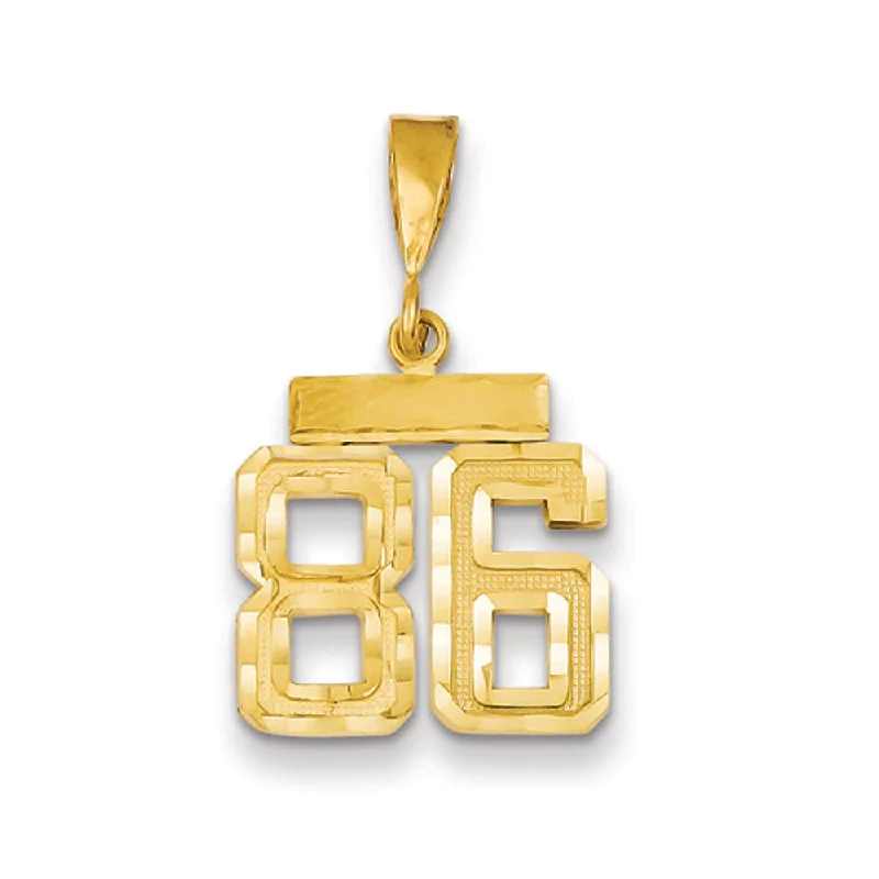 The Perfect Accessory For Less – Jewelry Sale Live 14k Yellow Gold, Varsity Collection, Small D/C Pendant Number 86