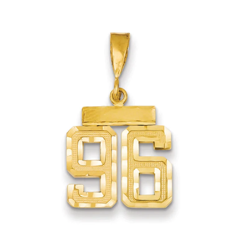 Seasonal Jewelry Clearance – Best Styles At The Lowest Prices 14k Yellow Gold, Varsity Collection, Small D/C Pendant Number 96
