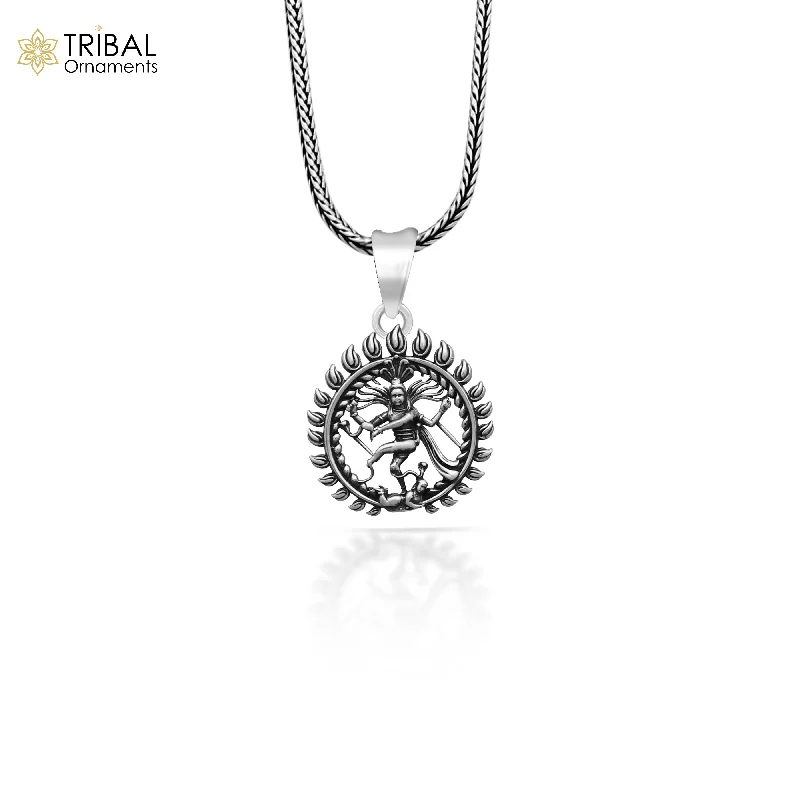 Luxury Jewelry Without The Luxury Price Tag 925 Sterling silver handmade  unique design Natraj/ Natrajan pendant nsp871