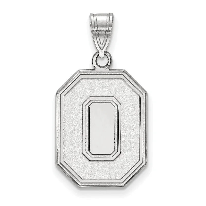 Jewelry Clearance Sale – Final Reductions Sterling Silver Ohio State Large 'O' Pendant