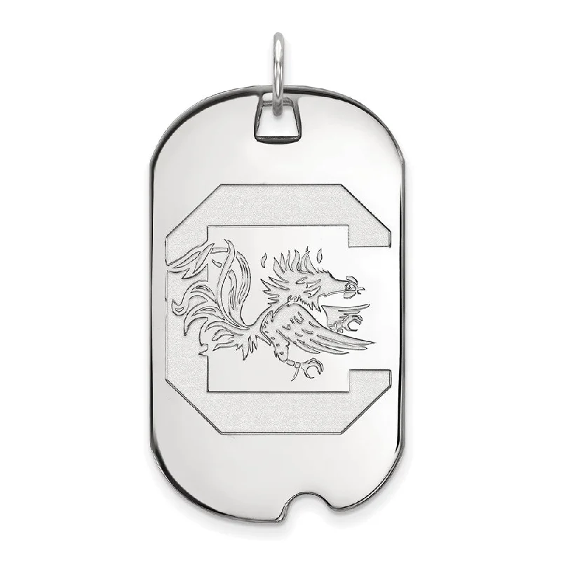 Fine Jewelry, Limited-Time Offers Available Sterling Silver South Carolina Large Dog Tag Pendant