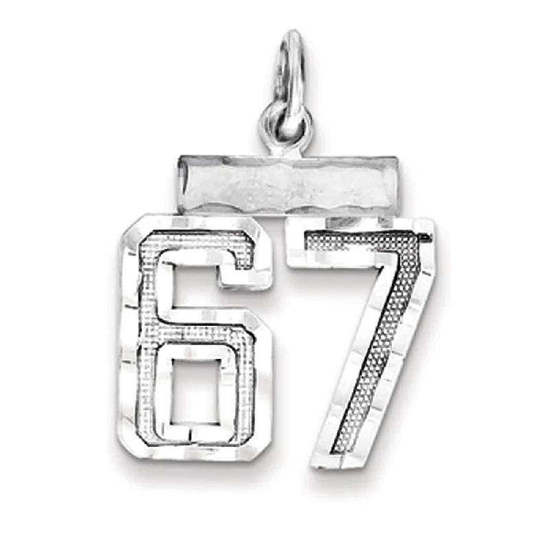 Don't Miss Out On Bestselling Jewelry At Special Prices Sterling Silver, Varsity Collection, Small D/C Pendant, Number 67